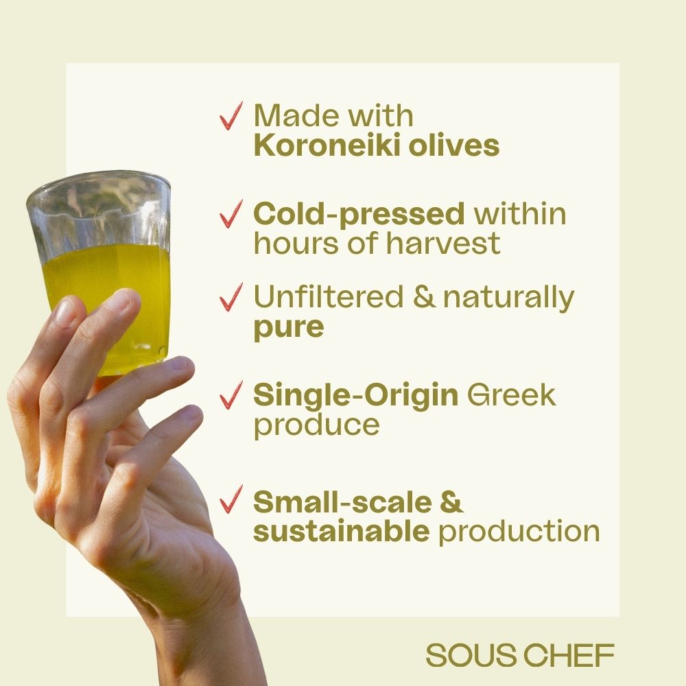 Honest Toil Extra Virgin Greek Olive Oil in Dark Bottle, 500ml