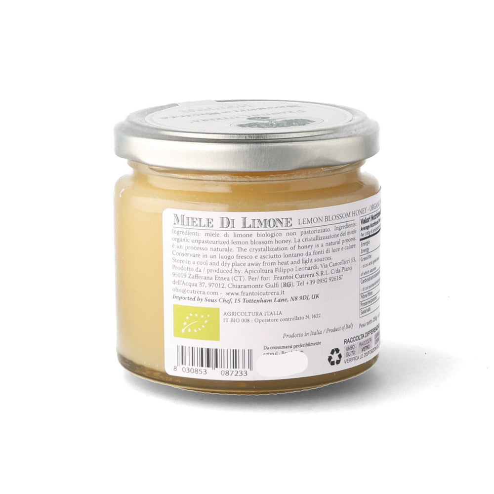 Frantoi Cutrera Organic Lemon Blossom Honey, 250g