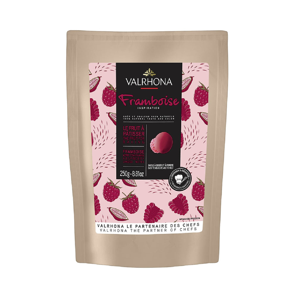 Valrhona Raspberry Inspiration Drops, 250g