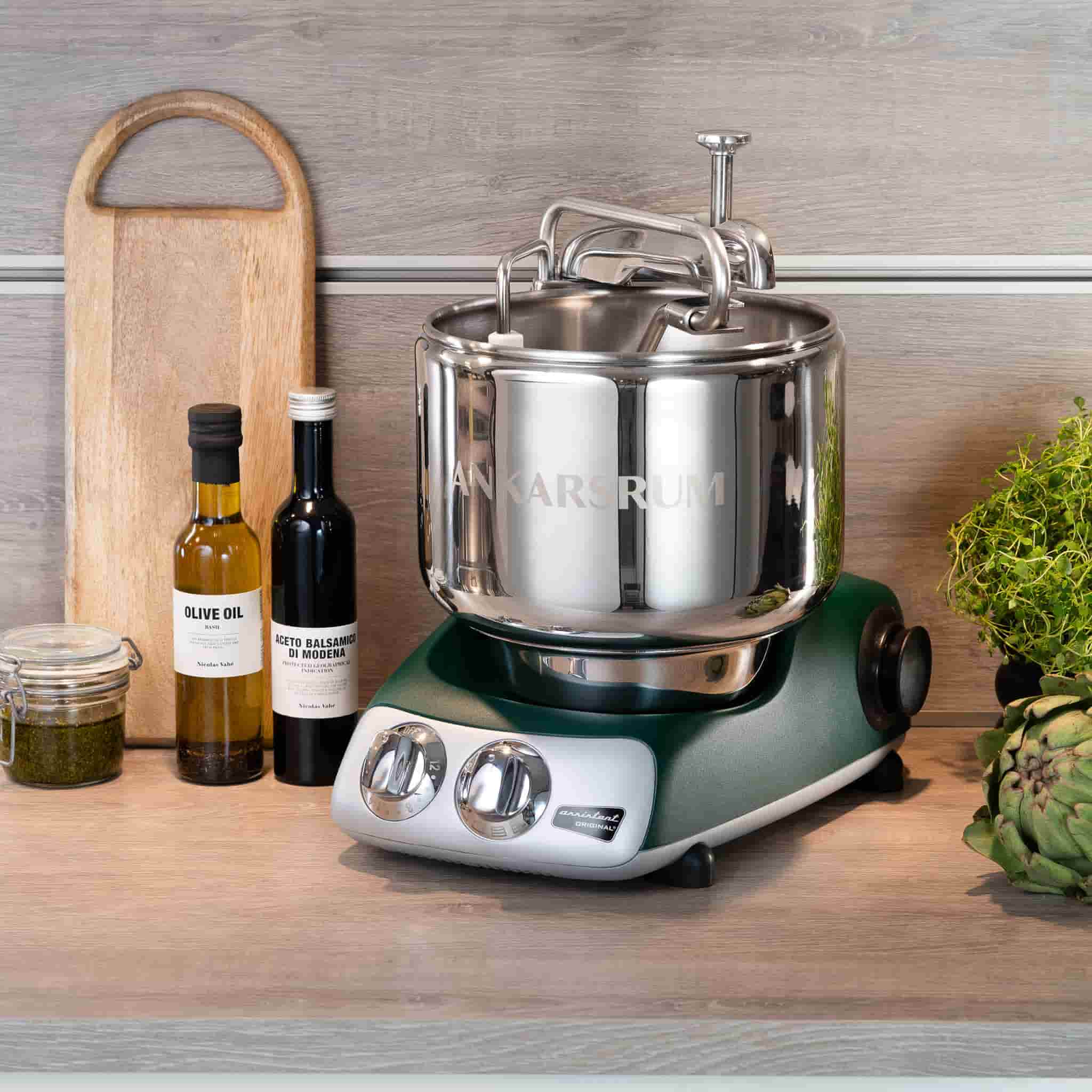 Ankarsrum Assistent Original Stand Mixer, Forest Green | Buy online UK ...