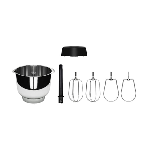 Ankarsrum Premium Whisk, Beaters & Stainless Steel Bowl Set