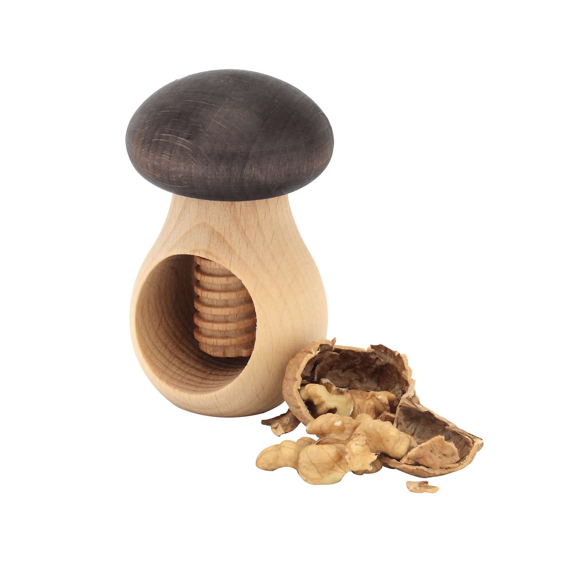 Wooden Mushroom Nutcracker