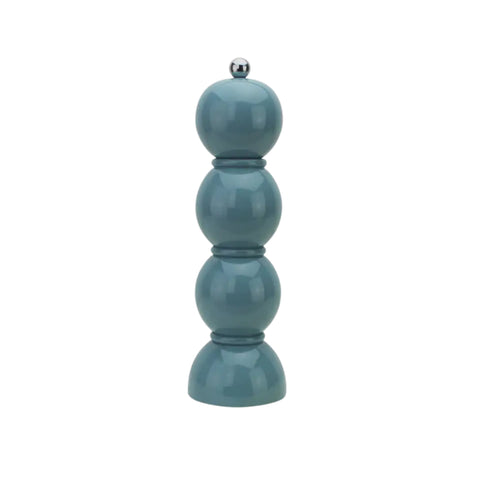 Addison Ross Chambray Blue Bobbin Salt or Pepper Mill, 22cm