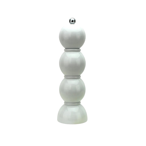 Addison Ross White Bobbin Salt or Pepper Mill, 22cm