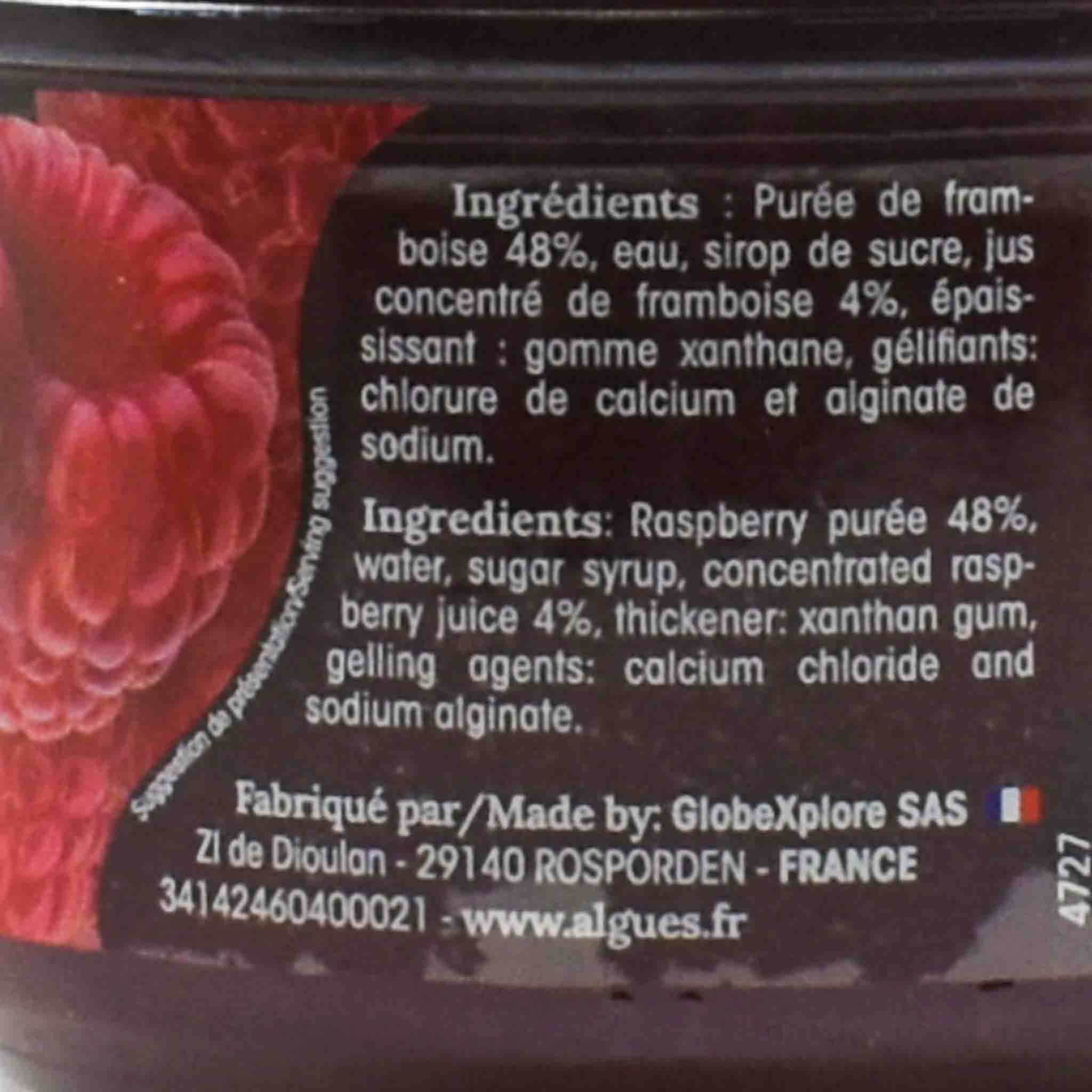 Christine Le Tennier Intense Raspberry Spheres 250g | Buy online UK ...
