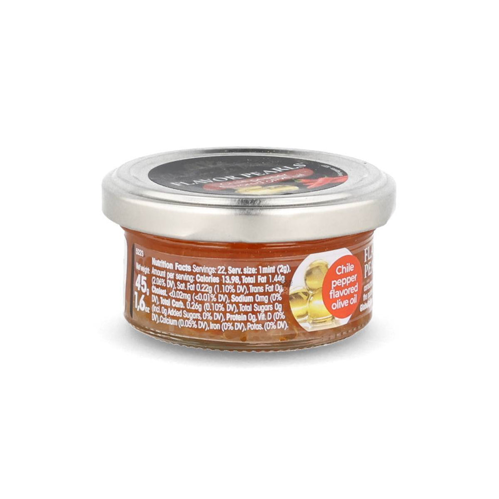 Christine Le Tennier Extra Virgin Olive Oil & Chili Pearls, 45g