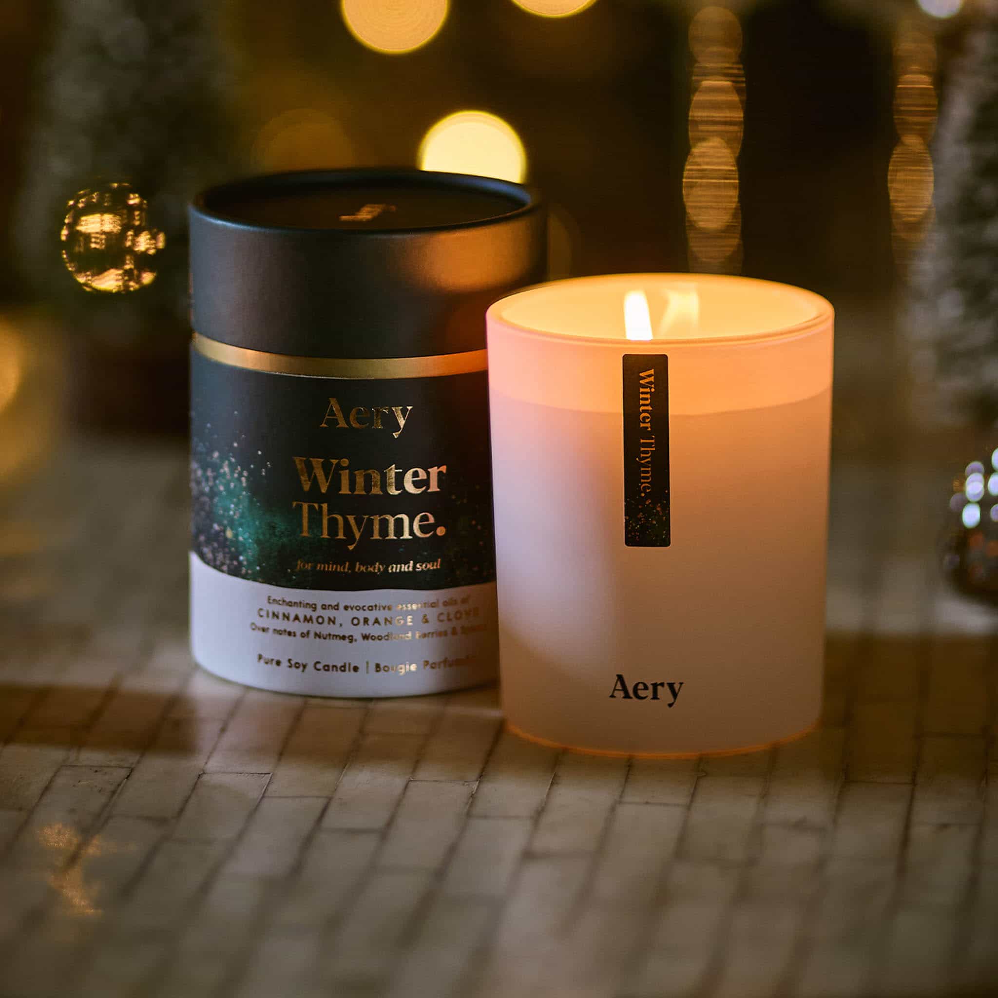 Aery Winter Thyme Candle, 200g