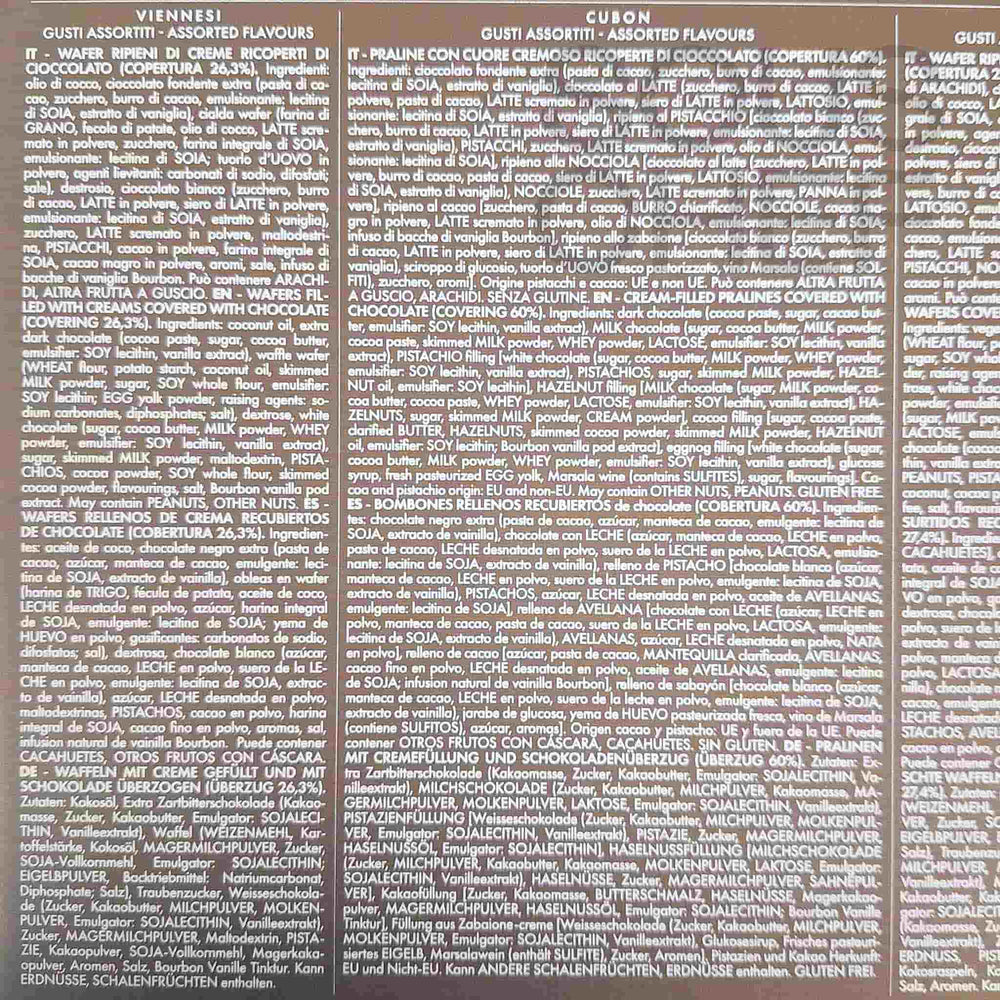 Babbi La Collezione Chocolate Covered Wafer & Praline Selection, 434g