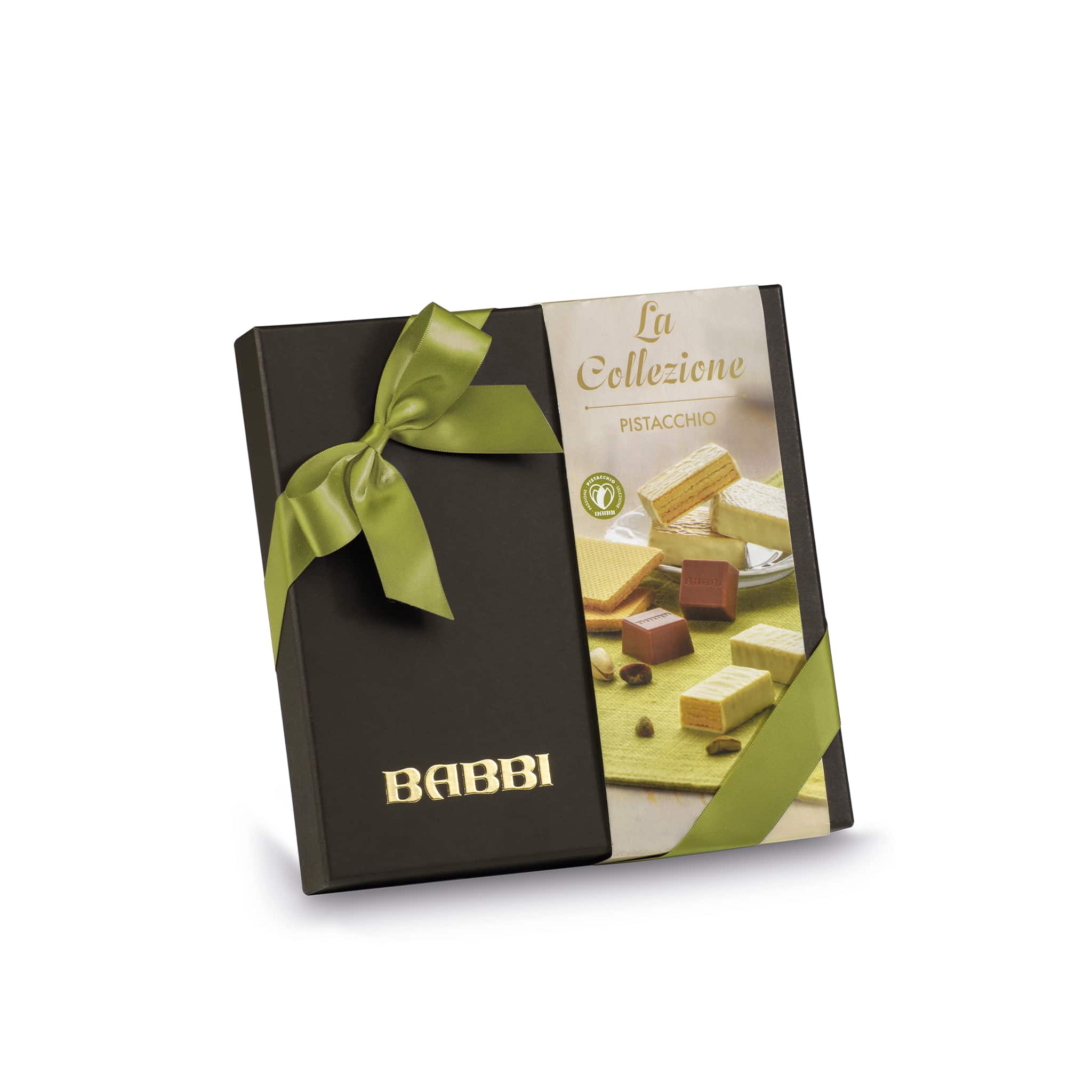 Babbi La Collezione Pistachio Chocolate Covered Wafer & Praline Selection, 227g