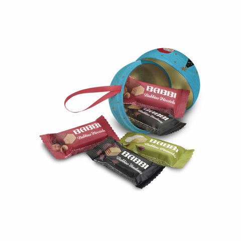 Babbi Babbini Selection in Metal Christmas Bauble, 55g