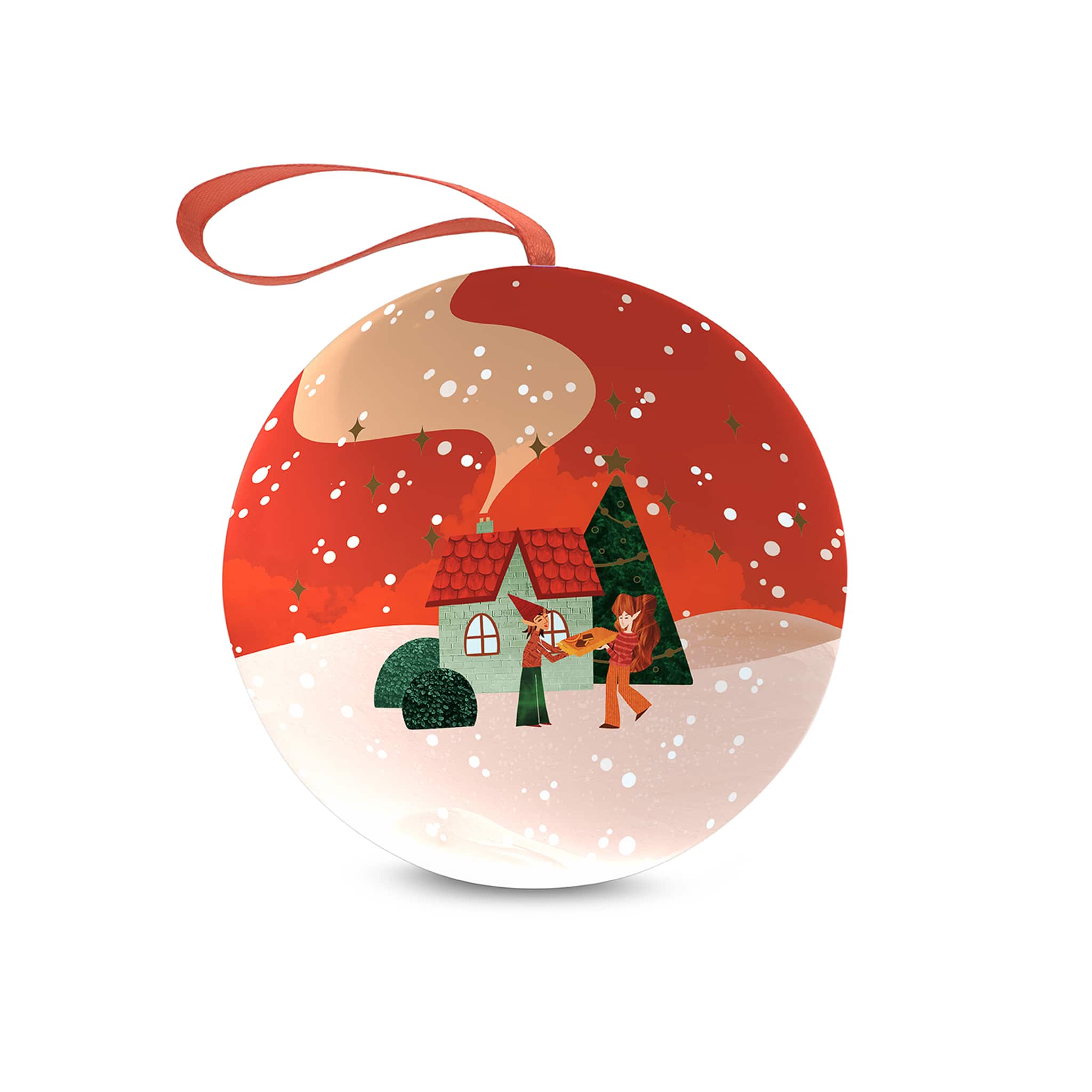 Babbi Babbini Selection in Metal Christmas Bauble, 55g