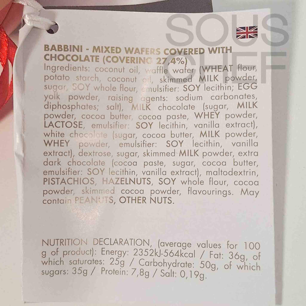 Babbi Babbini Selection in Metal Christmas Bauble, 55g