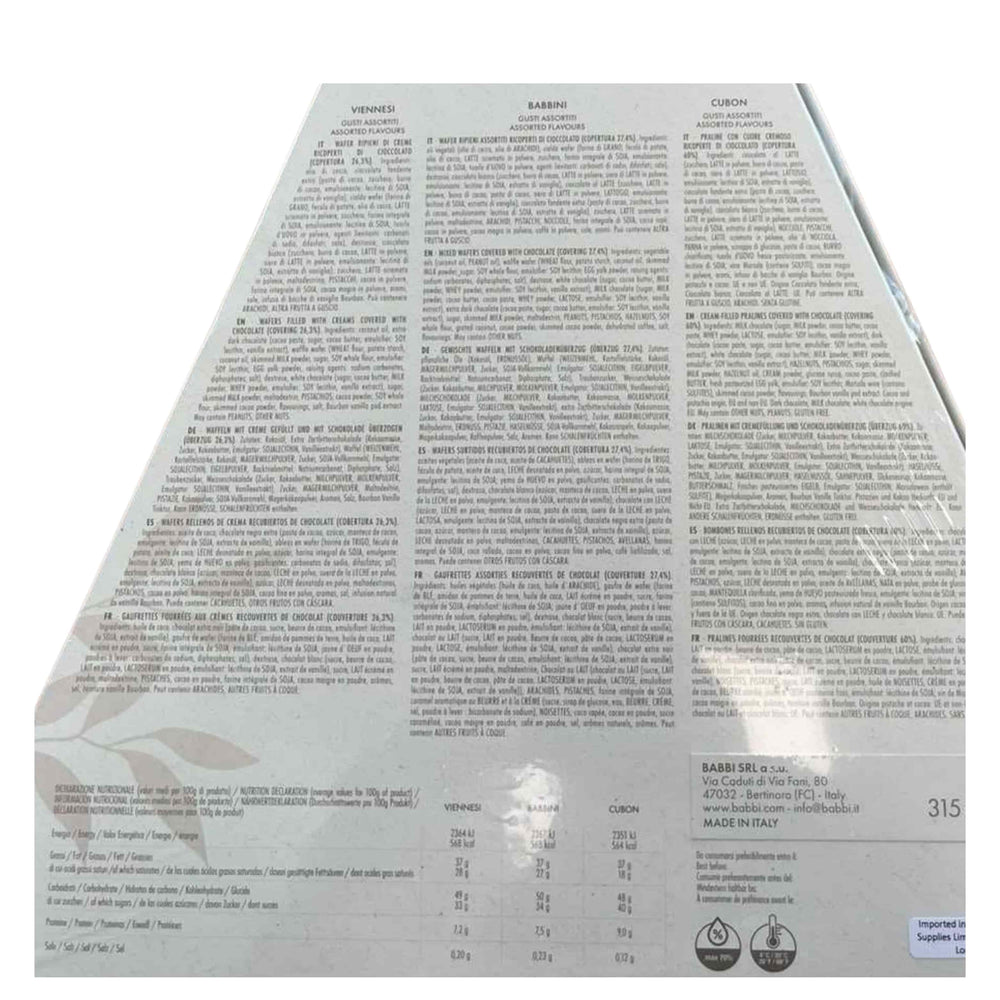 Babbi Prestige Chocolate Covered Wafer & Praline Advent Calendar, 315g