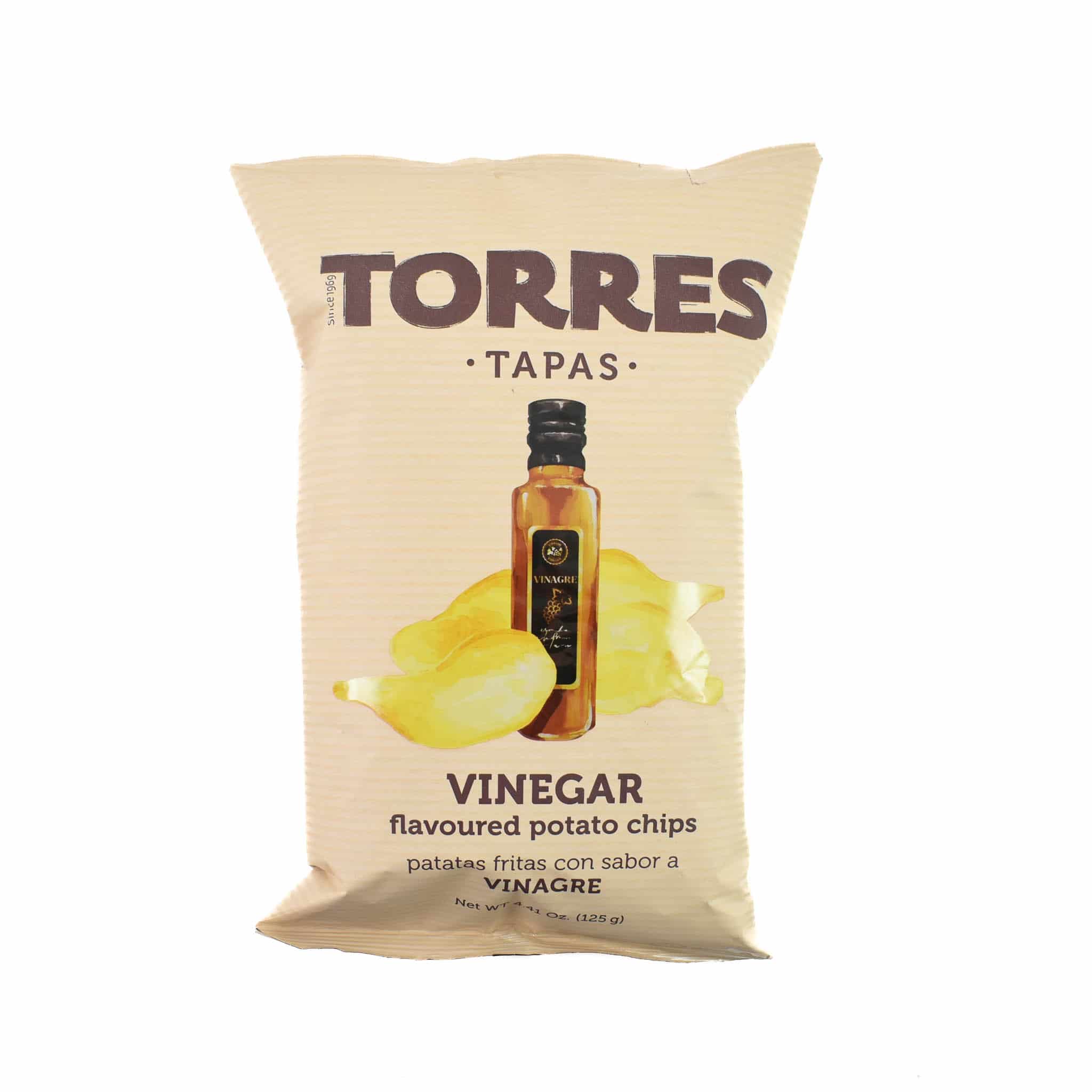 Torres Vinegar Crisps, 125g