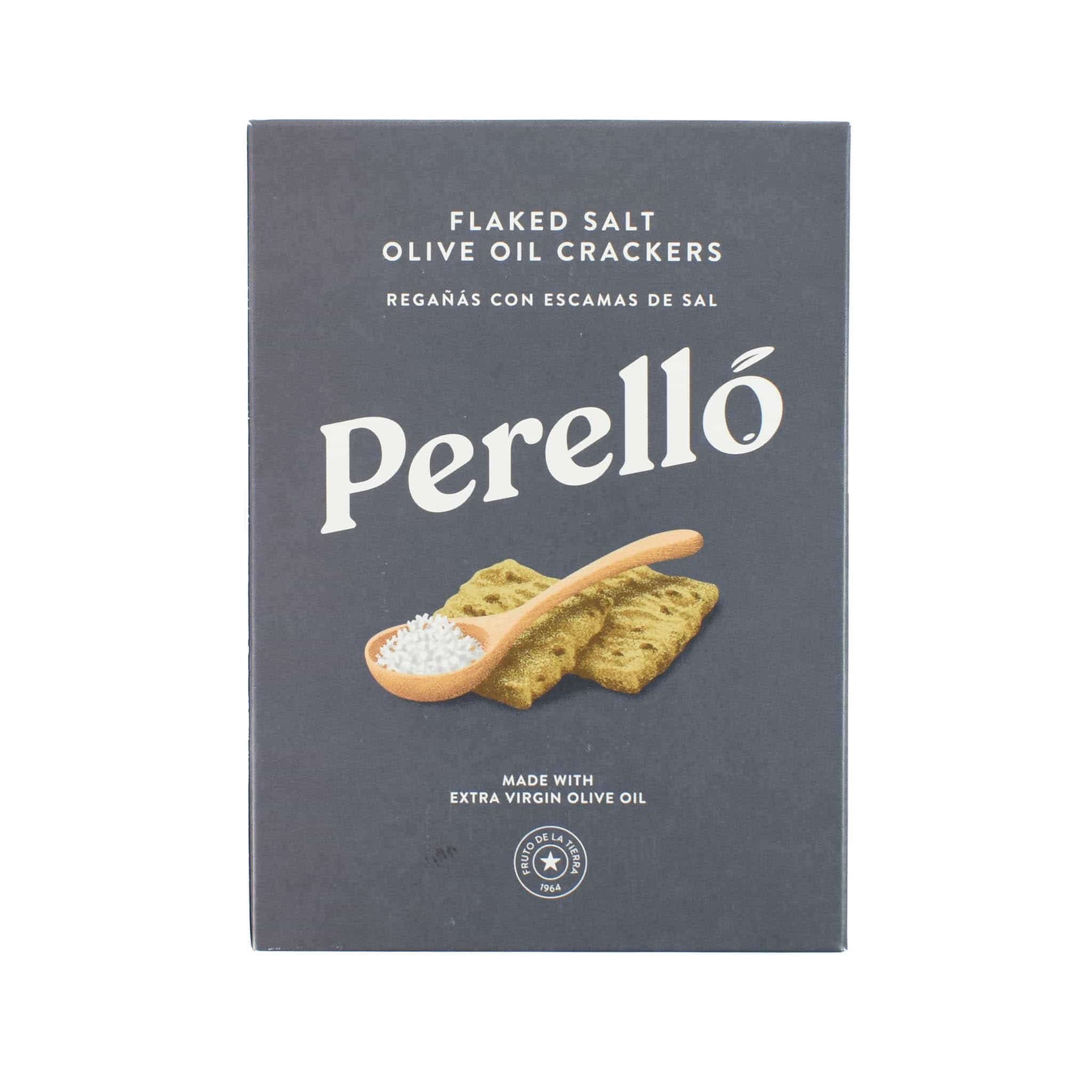 Perello Flaked Salt Olive Oil Reganas Crackers, 150g