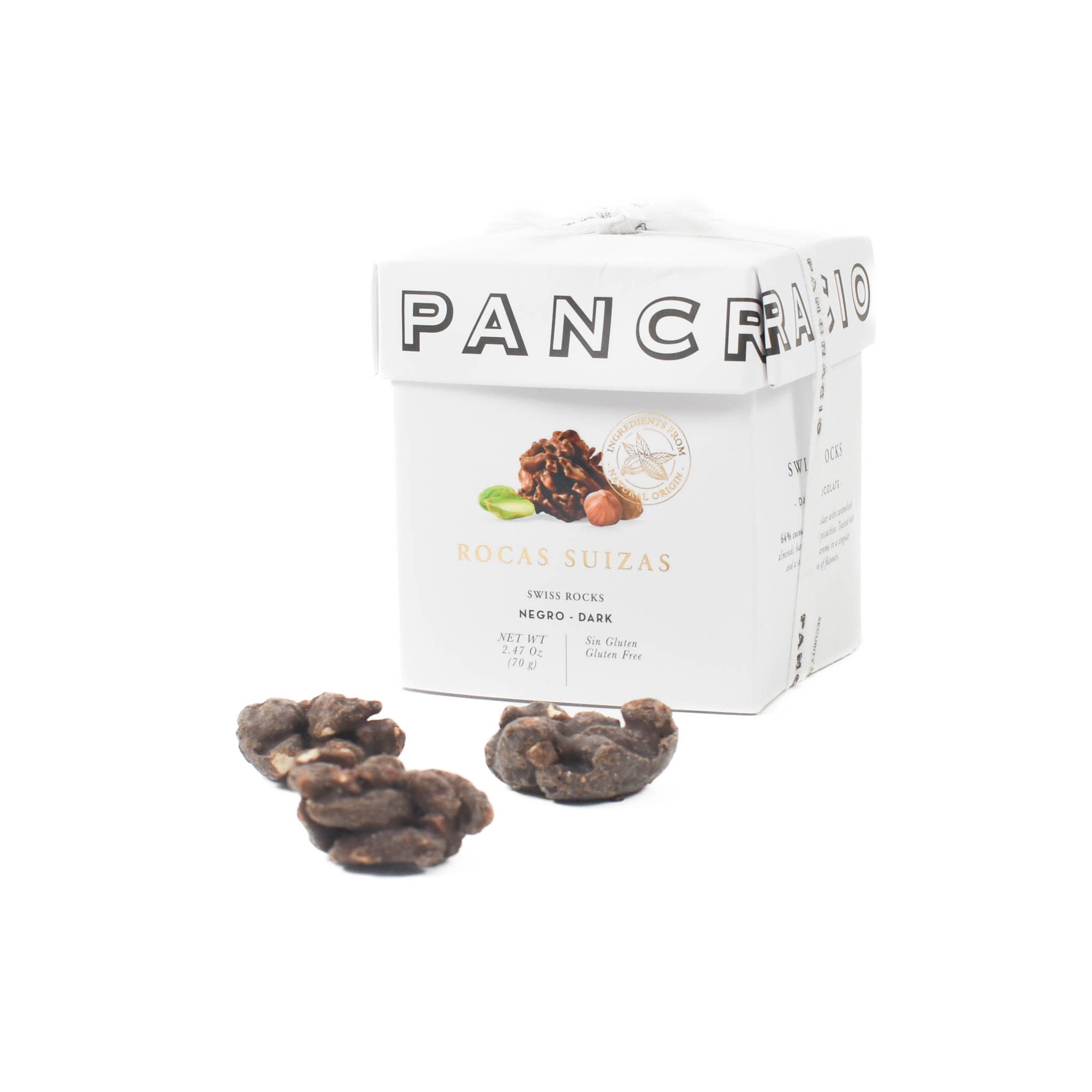 Pancracio Swiss Rocks Dark Chocolate, 70g