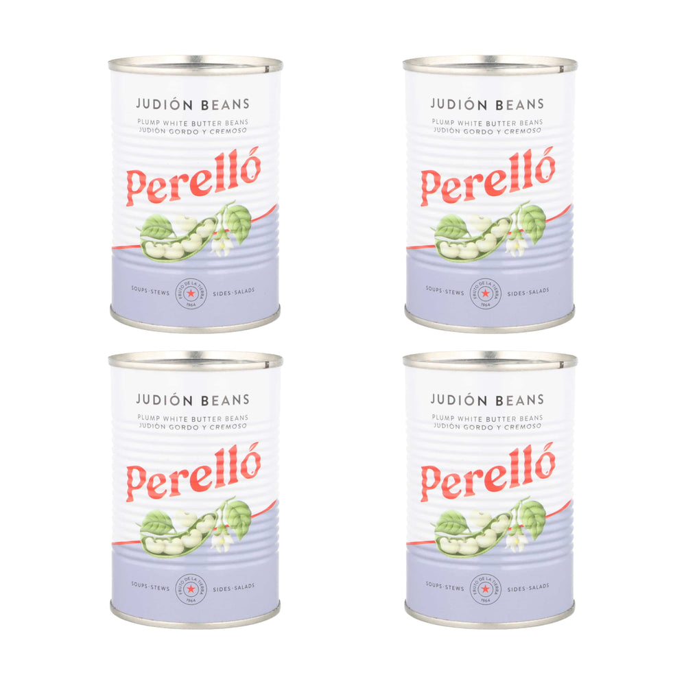 4x Perello Judion Butter Beans, 400g Tin