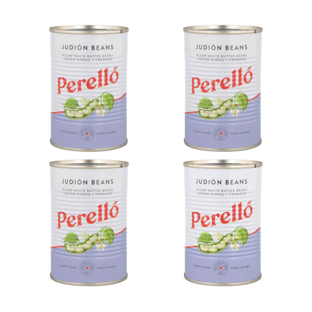 4x Perello Judion Butter Beans, 400g Tin