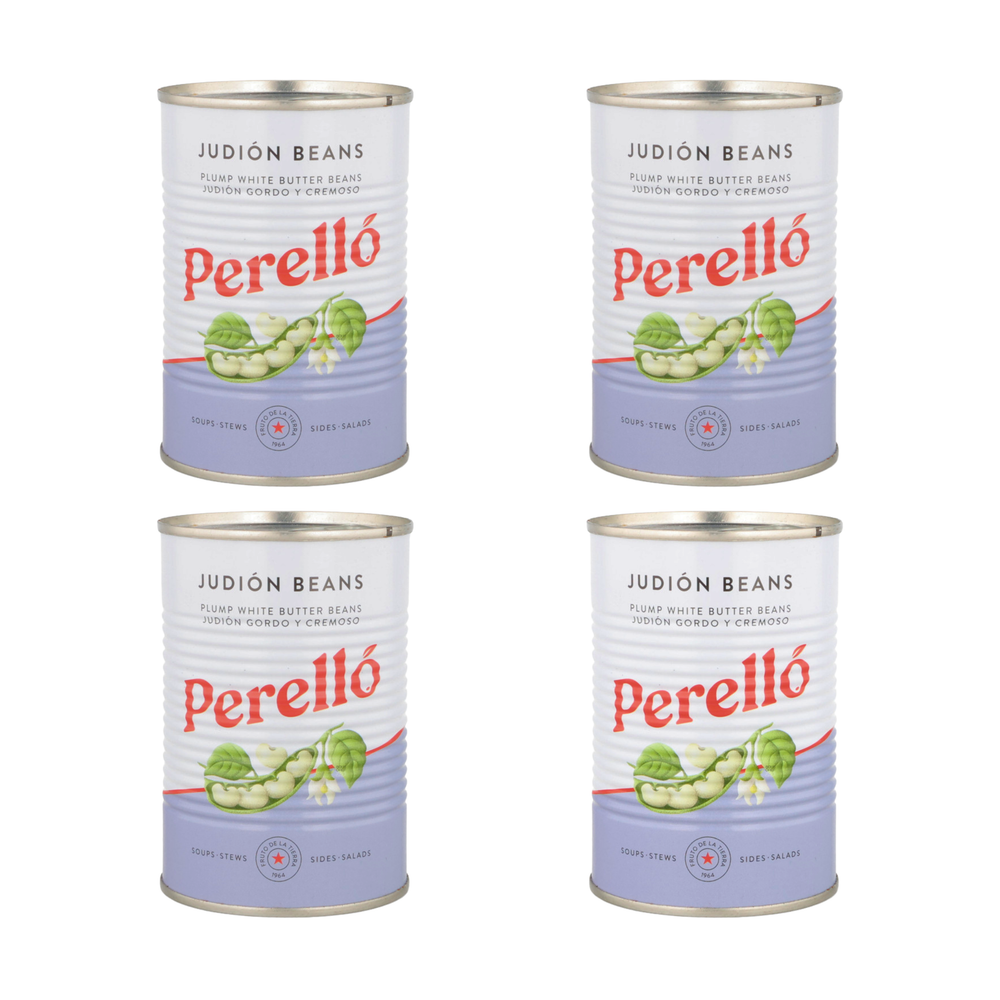 4x Perello Judion Butter Beans, 400g Tin
