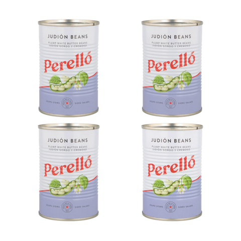 4x Perello Judion Butter Beans, 400g Tin