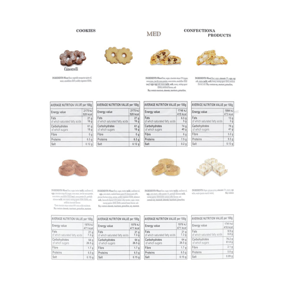 Tuscan Biscuits Advent Calendar, 200g