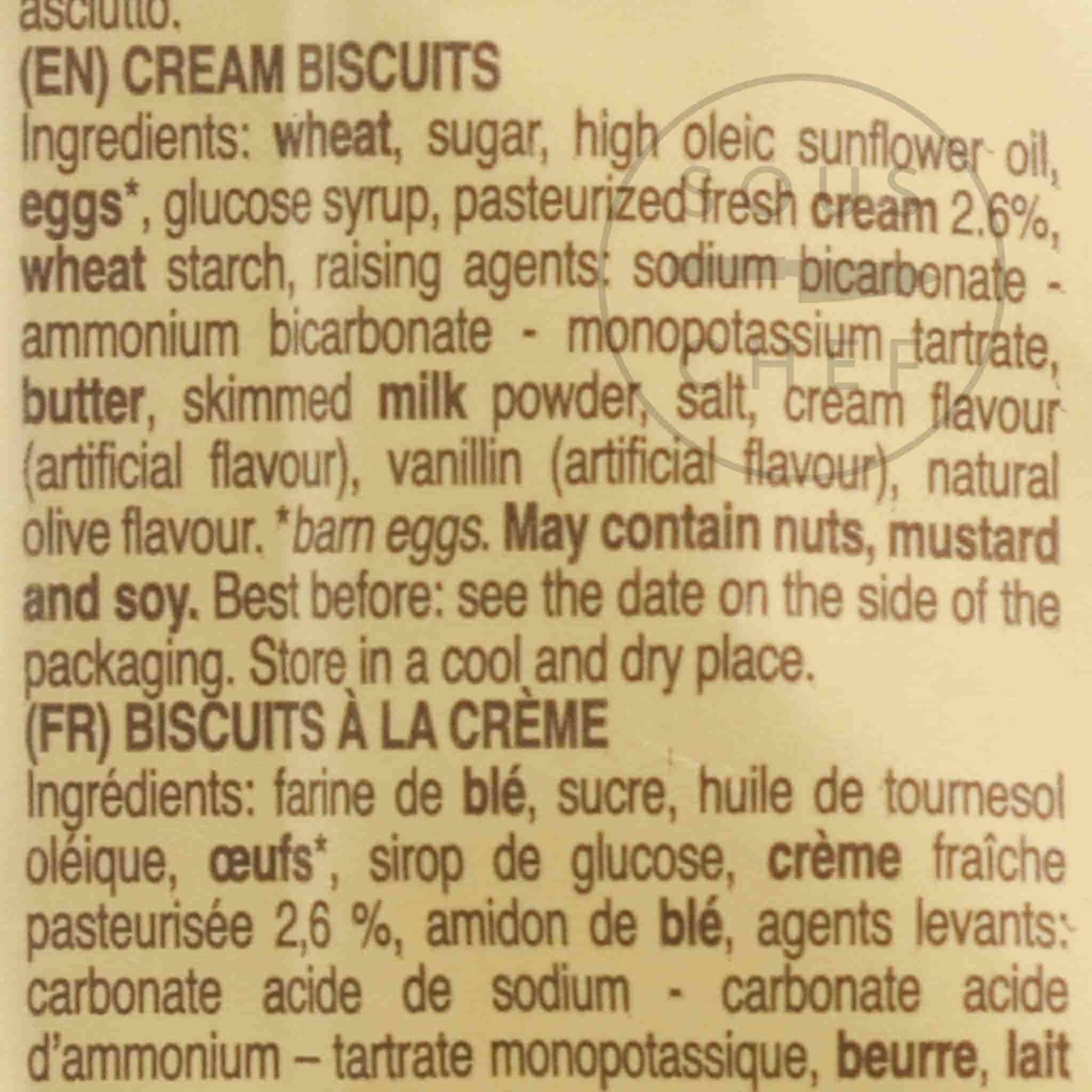 Il Borgo del Biscotto Shortbread Cream Biscuits, 350g