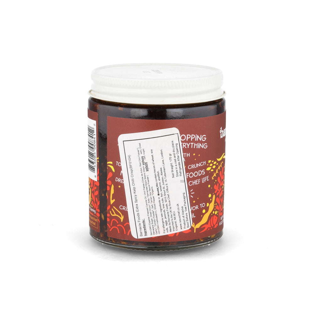 Barnacle Foods Extra Spicy Kelp Chilli Crisp, 170g