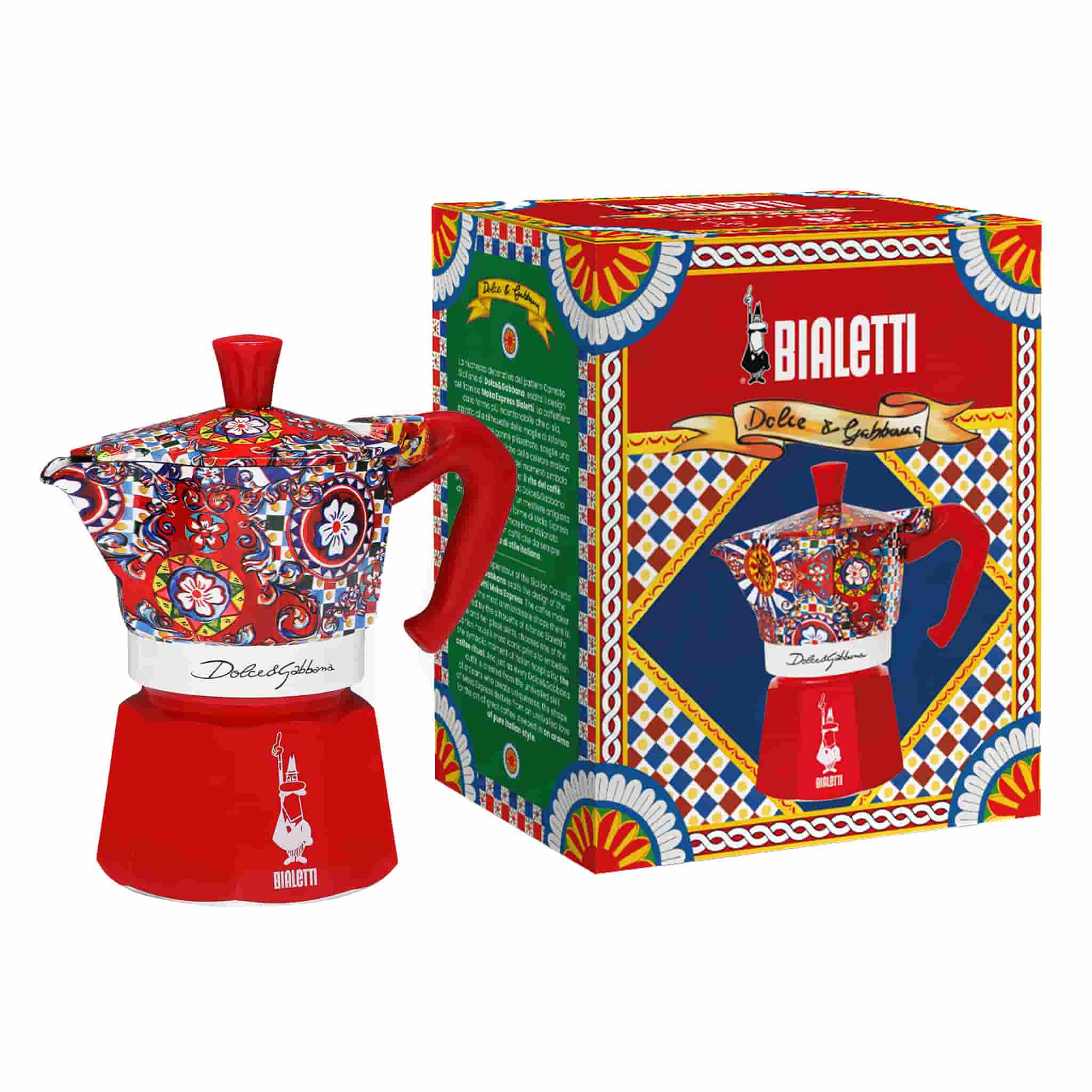 Bialetti x Dolce & Gabbana Red Moka Express Coffee Maker | Buy