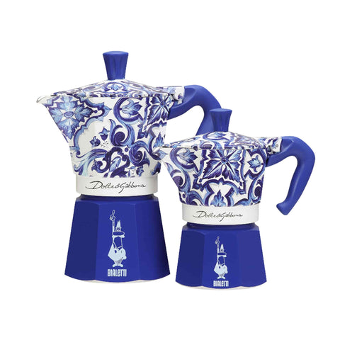 Bialetti x Dolce & Gabbana Blue Moka Express Coffee Maker