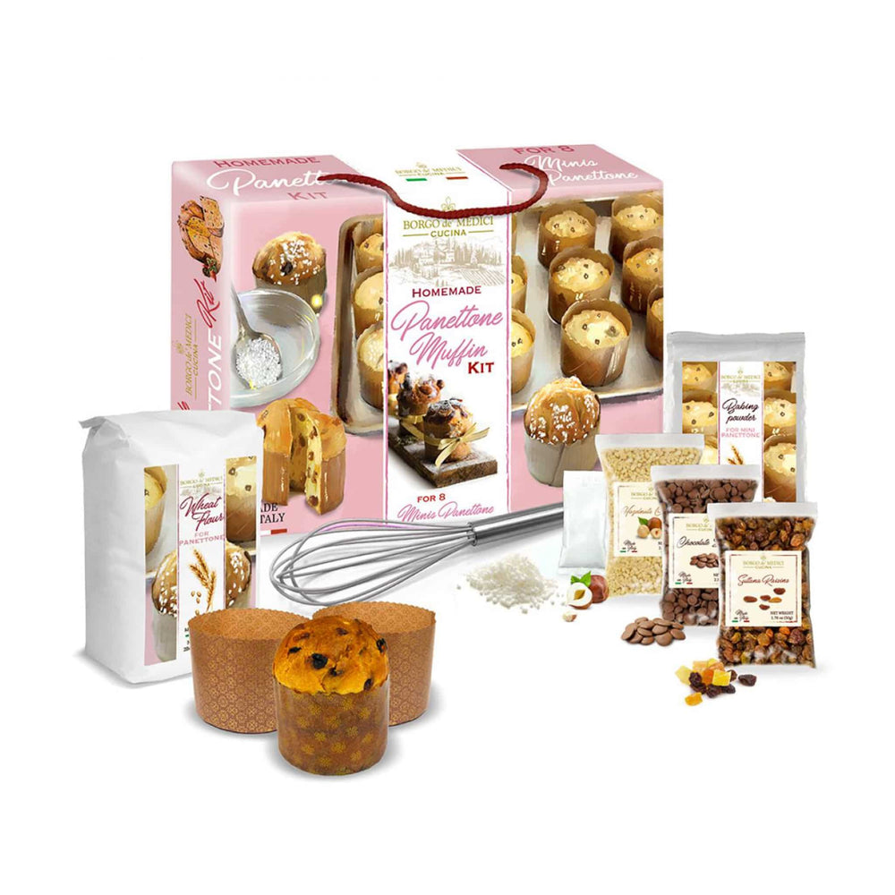 Homemade Panettone Muffin Making Kit
