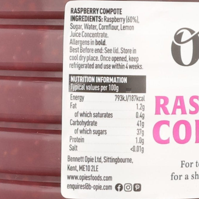 Raspberry Compote, 1.1kg