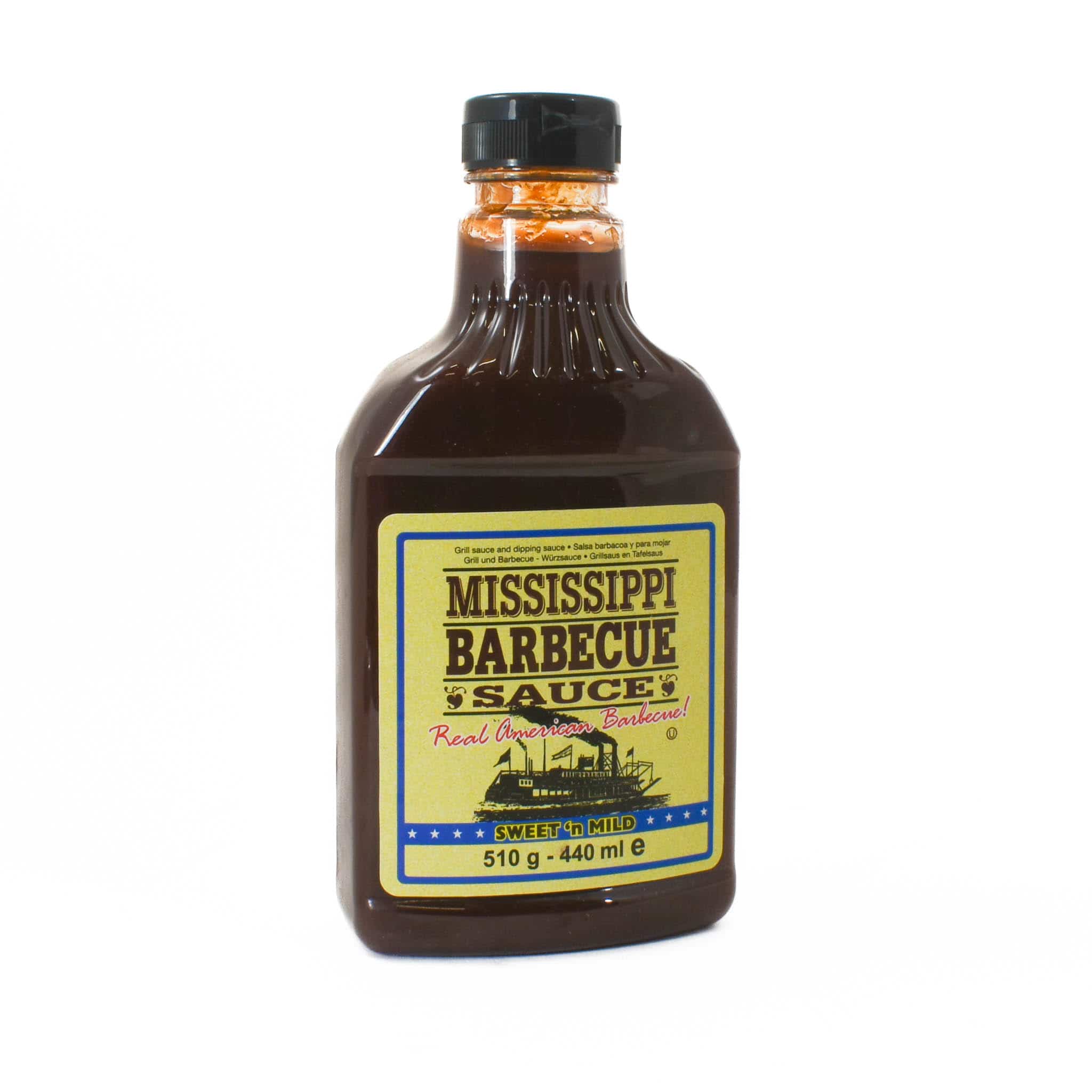 Mississippi Bbq Sauce Sweet and Mild 510g