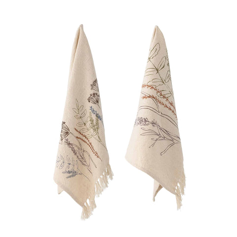 Bea Floral Cotton Tea Towel