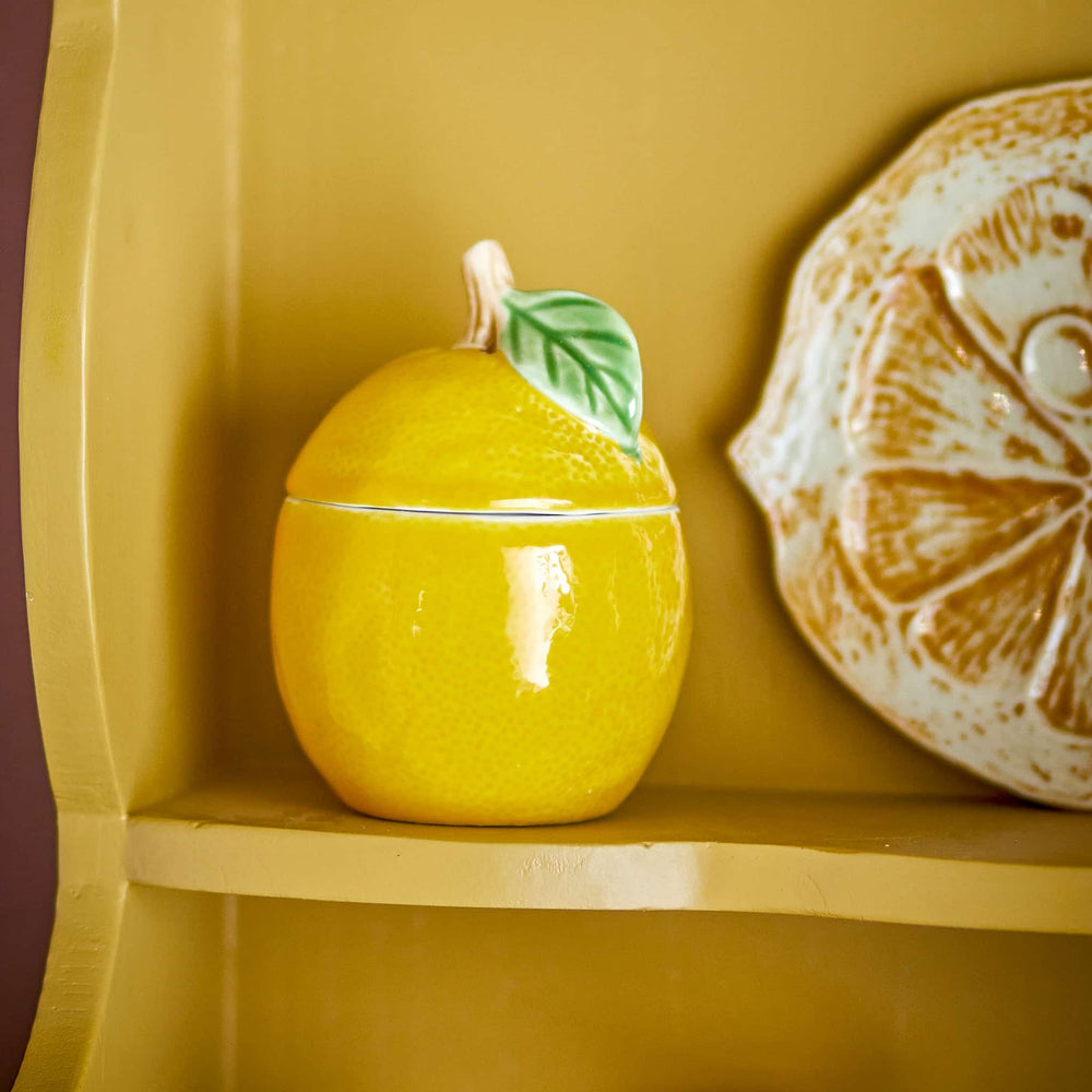 Lemon Shaped Storage Jar, 220ml