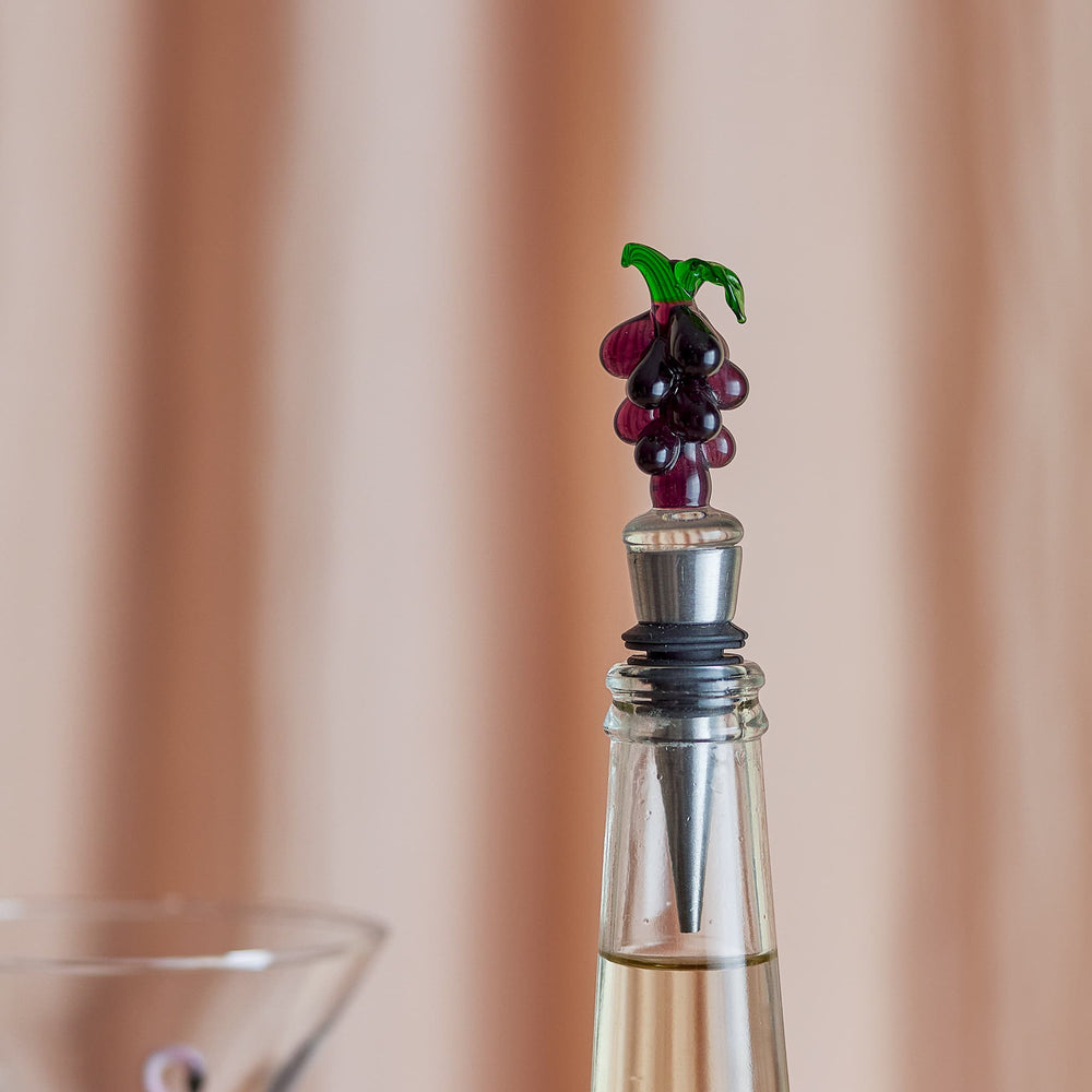 Grape Ceramic Bottle Stopper