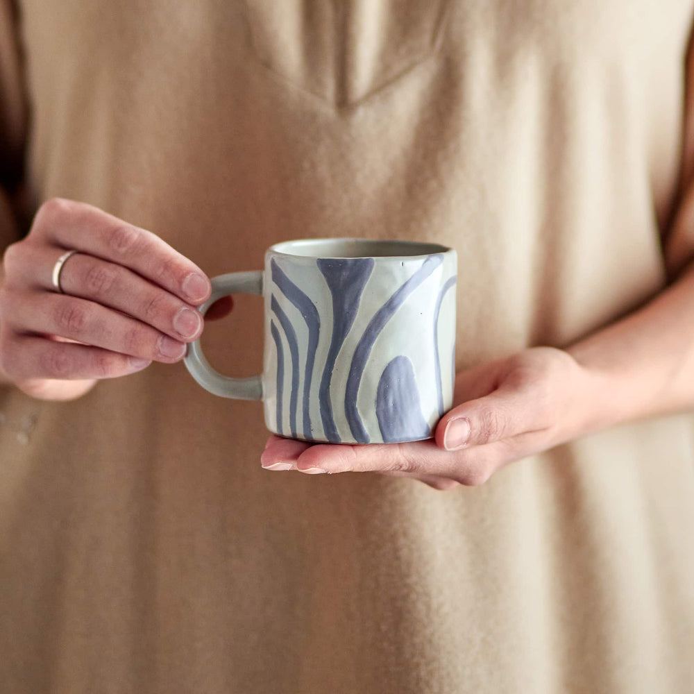 Grey Abstract Mug, 250ml