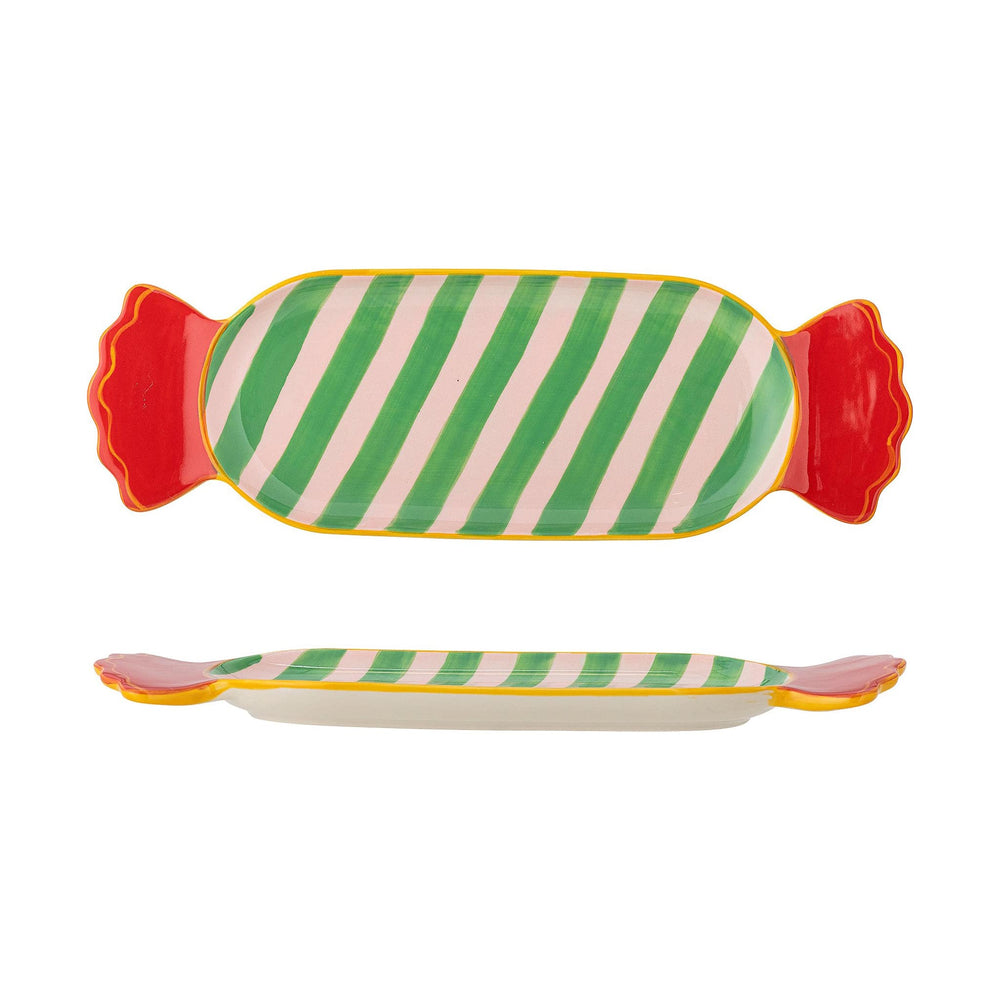 Striped Bon Bon Serving Plate, 28cm
