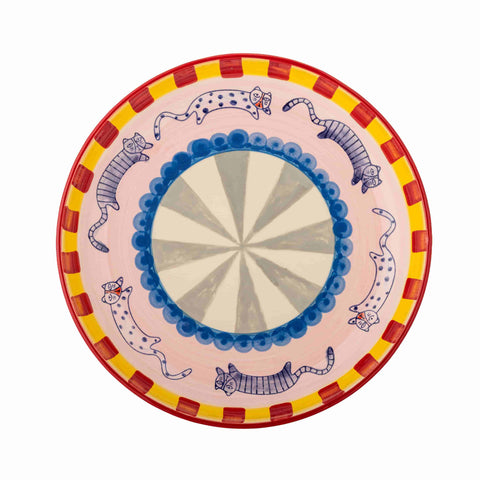 Missy Cat Pink Serving Tray, 30cm