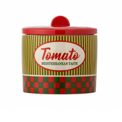 Vintage Inspired Tomato Motif Storage Jar, 1.8 Litres