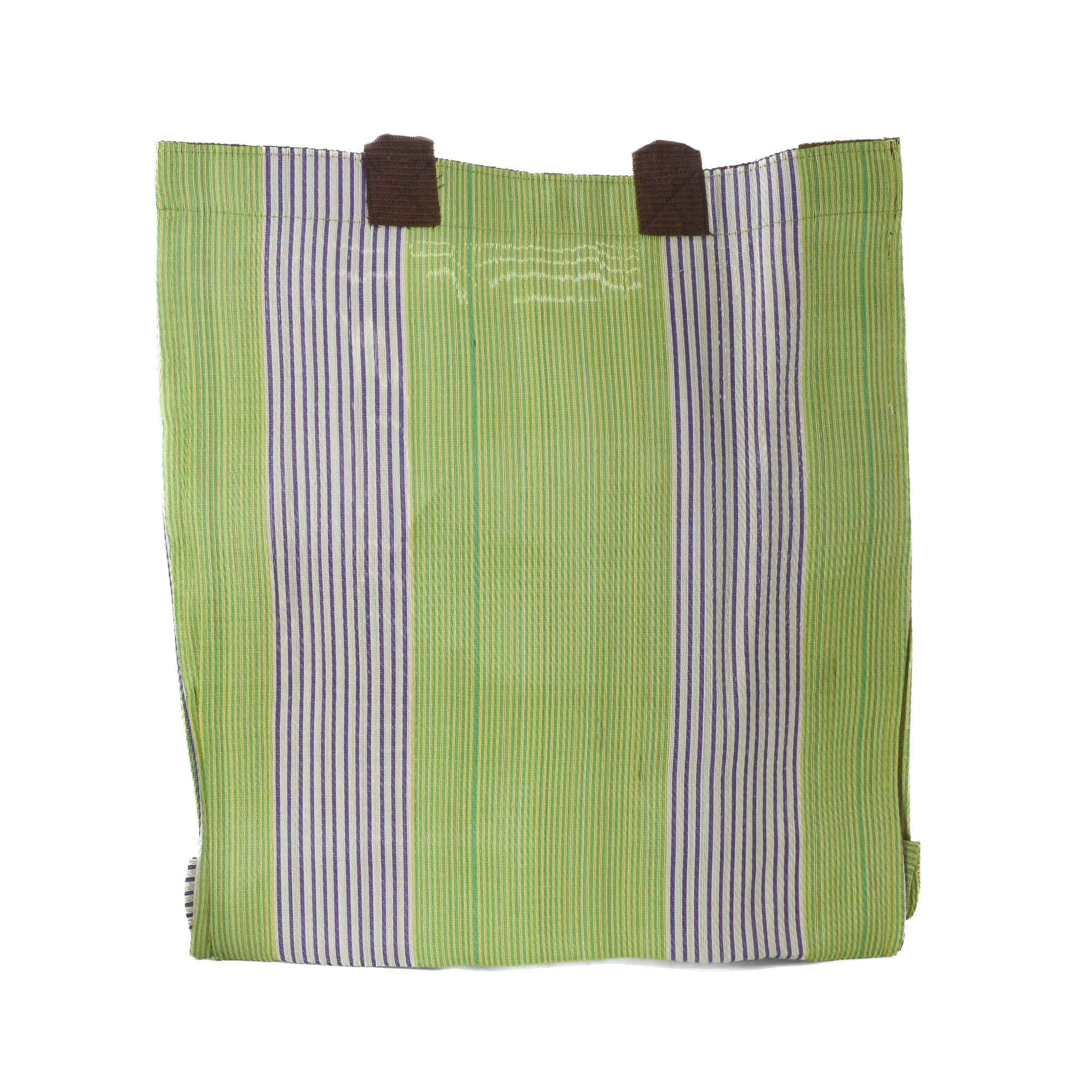 Striped Tote Bag, Green