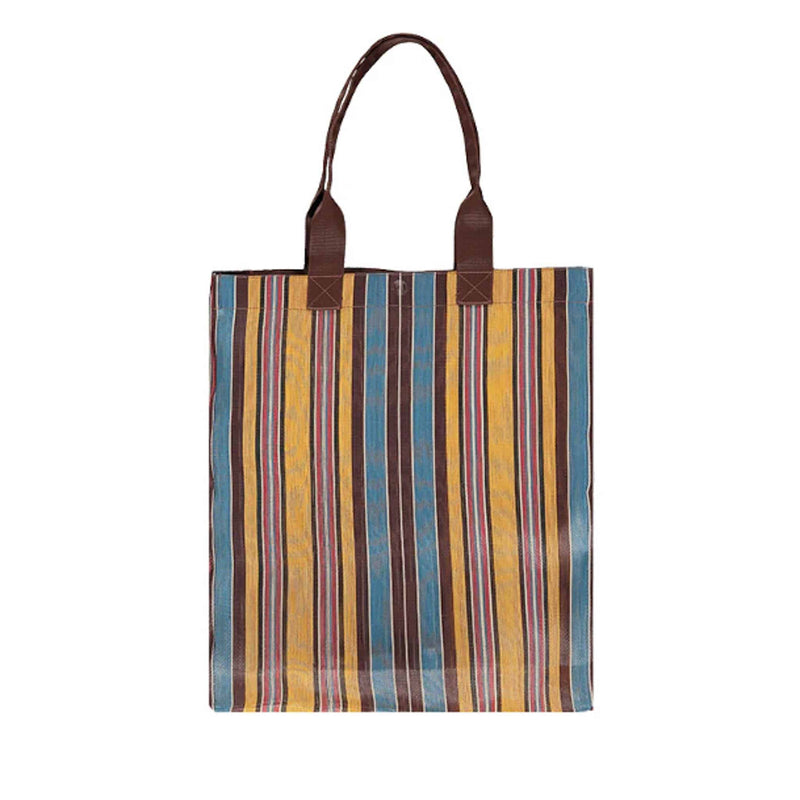 Striped Tote Bag, Blue