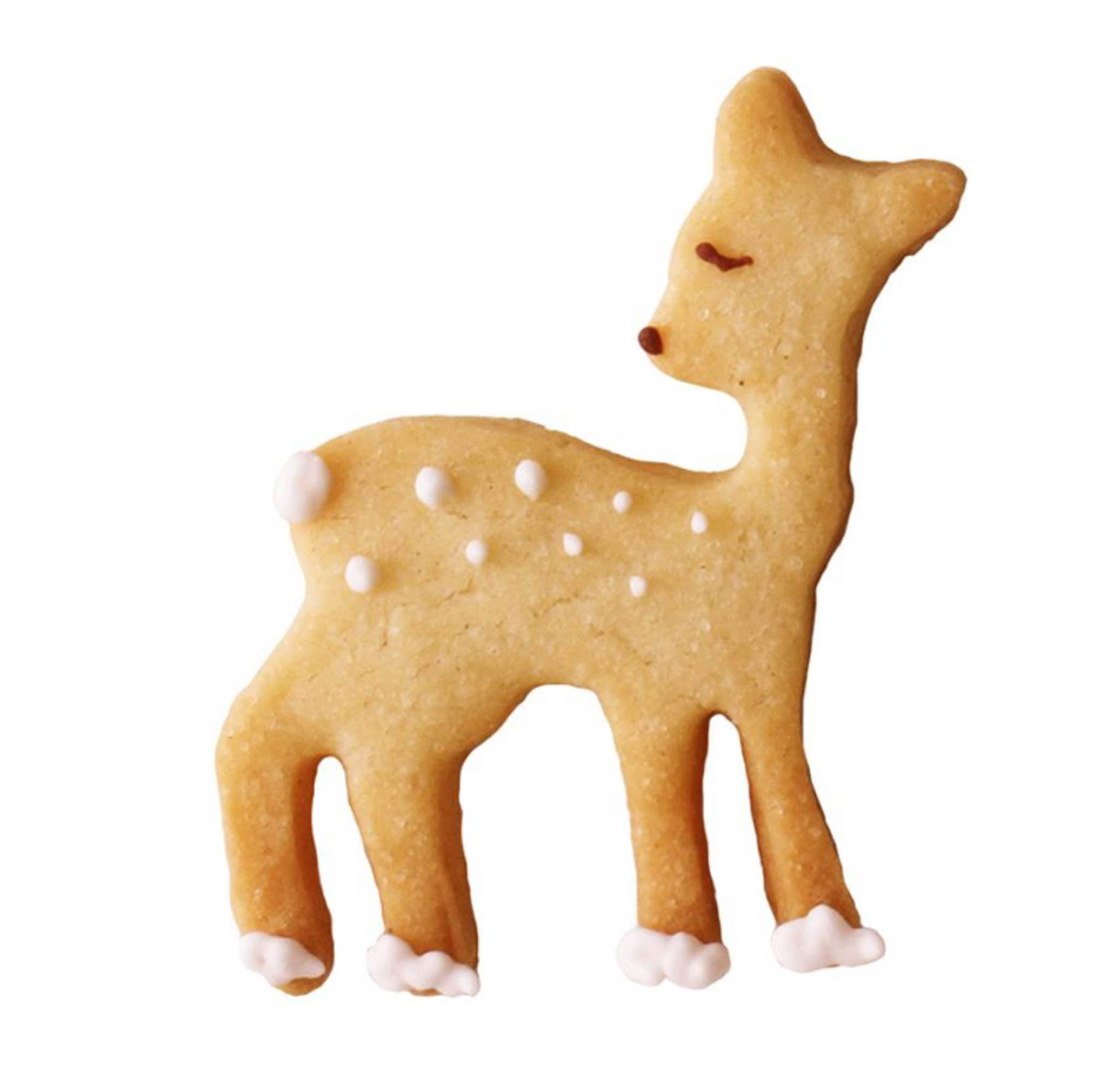 Stainless Steel Fawn Cookie Cutter, 6cm