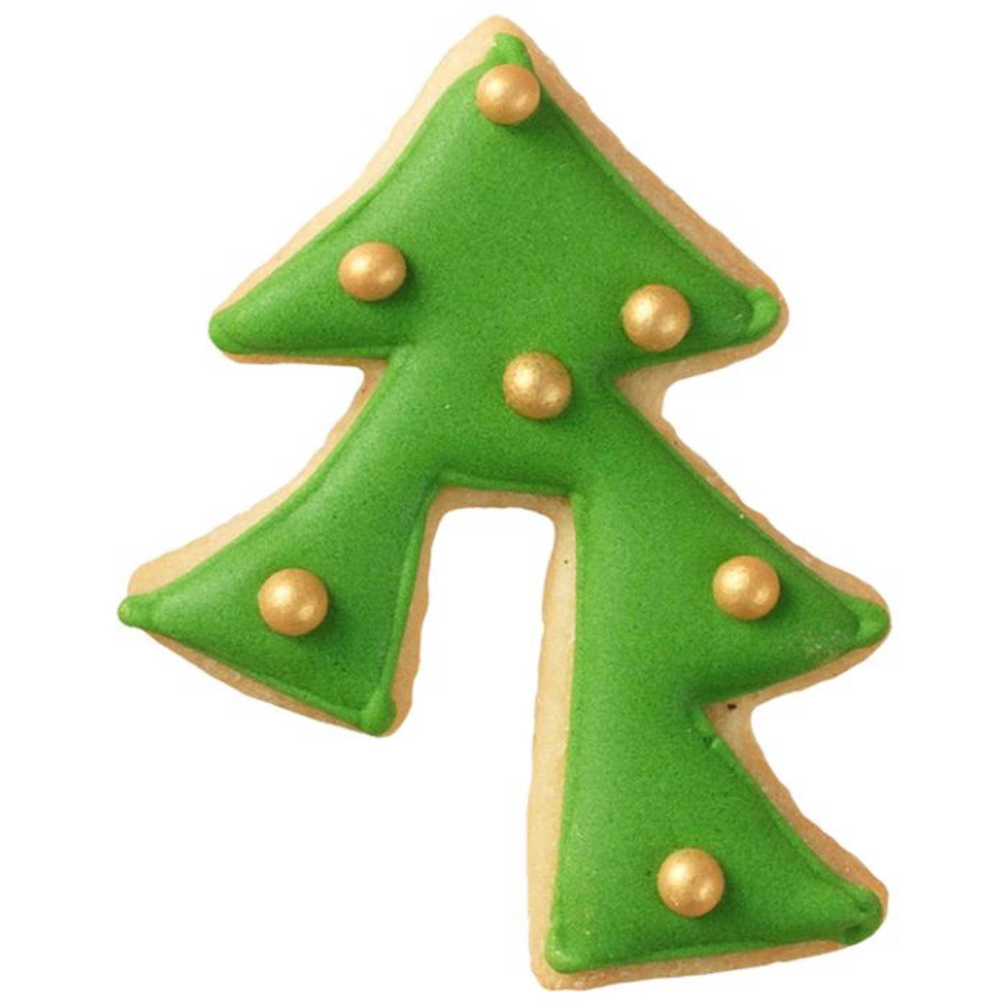 Stainless Steel 3D Christmas Tree Cookie Cutter, 5.5cm