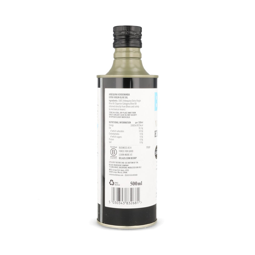 Belazu Verdemanda Extra Virgin Olive Oil, 500ml ingredients and nutritional