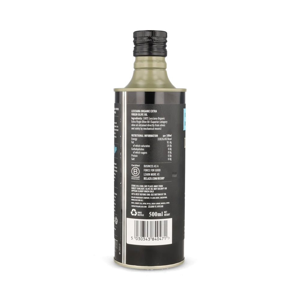Belazu Lecciana Extra Virgin Olive Oil, 500ml ingredients and nutritional