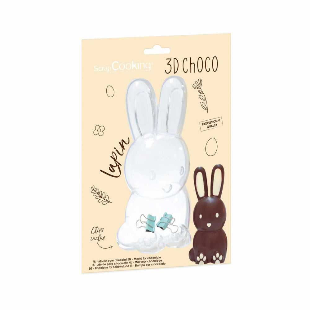 Scrap Cooking 3-Dimensional Chocolate Rabbit Mould