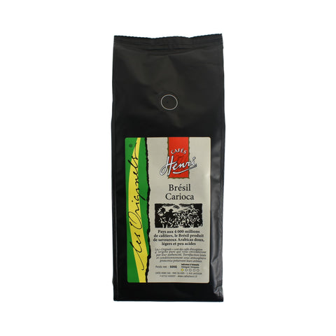 Cafes Henri Brazil Carioca Whole Coffee Beans, 500g