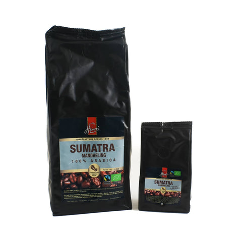 Cafes Henri Sumatra Mandheling Organic Whole Coffee Beans
