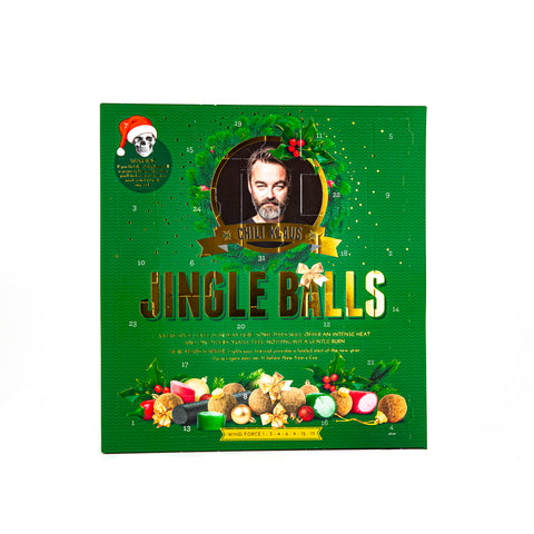 Chili Klaus Jingle Balls Chilli Sweets Advent Calendar Green, 450g