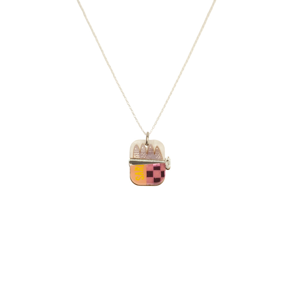 Cuteryko Tin of Sardines Necklace